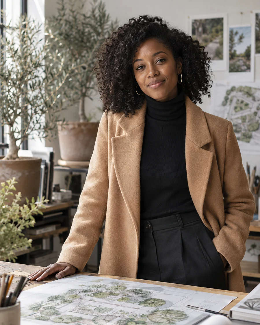 Amara Osei, founder of Fernwood Landscape Studio