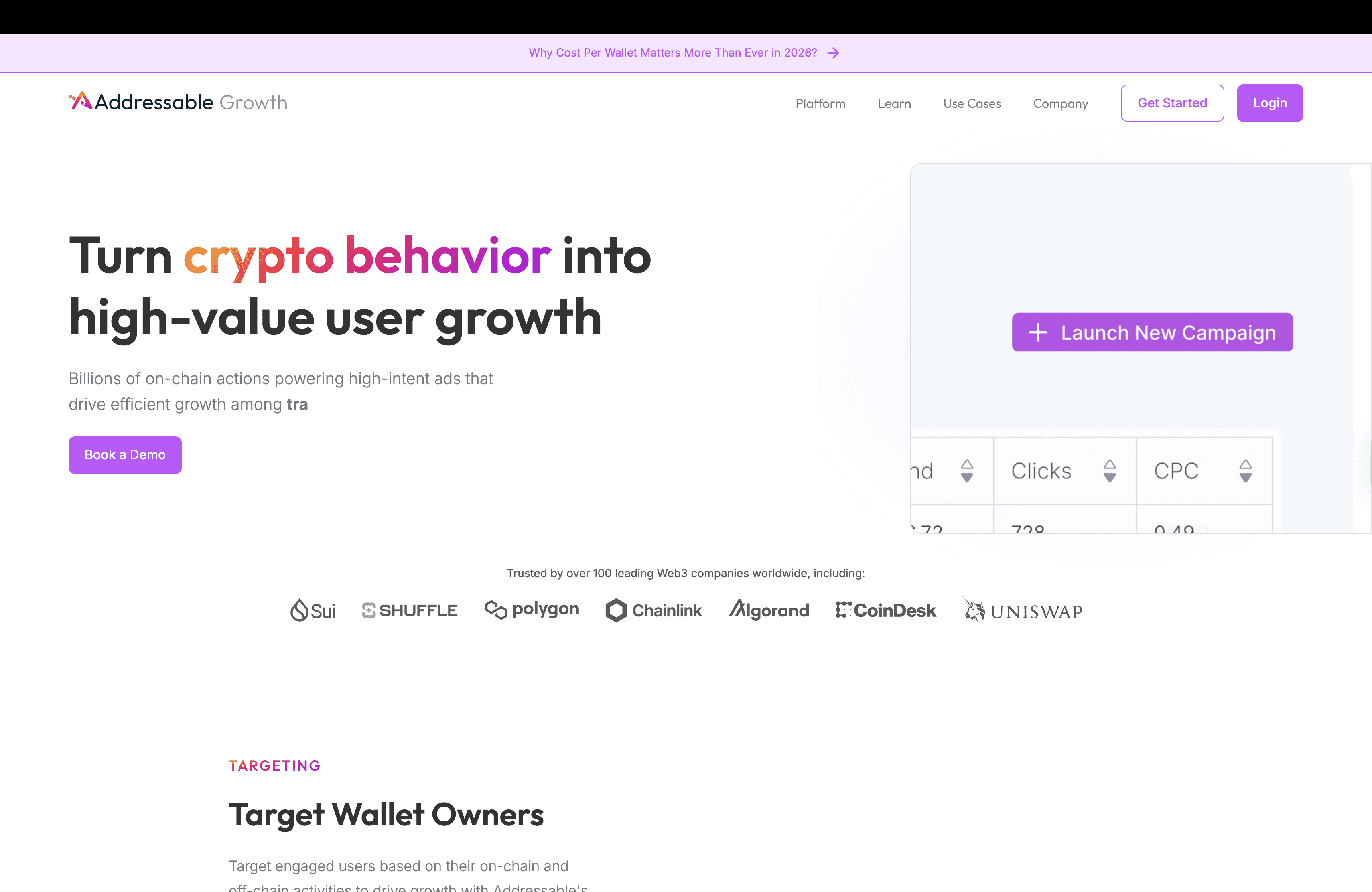 Addressable Homepage