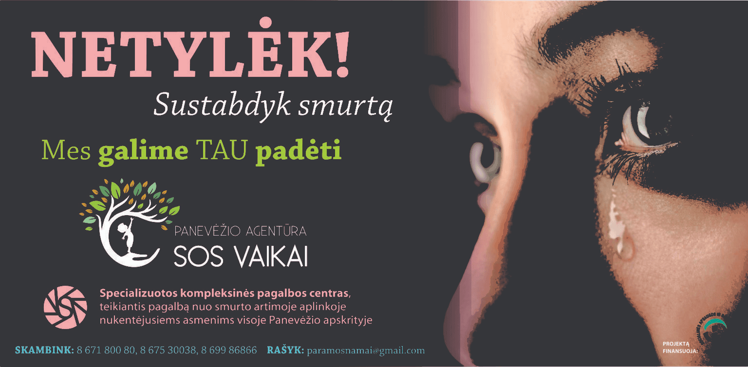 plakatas prieš smurtą