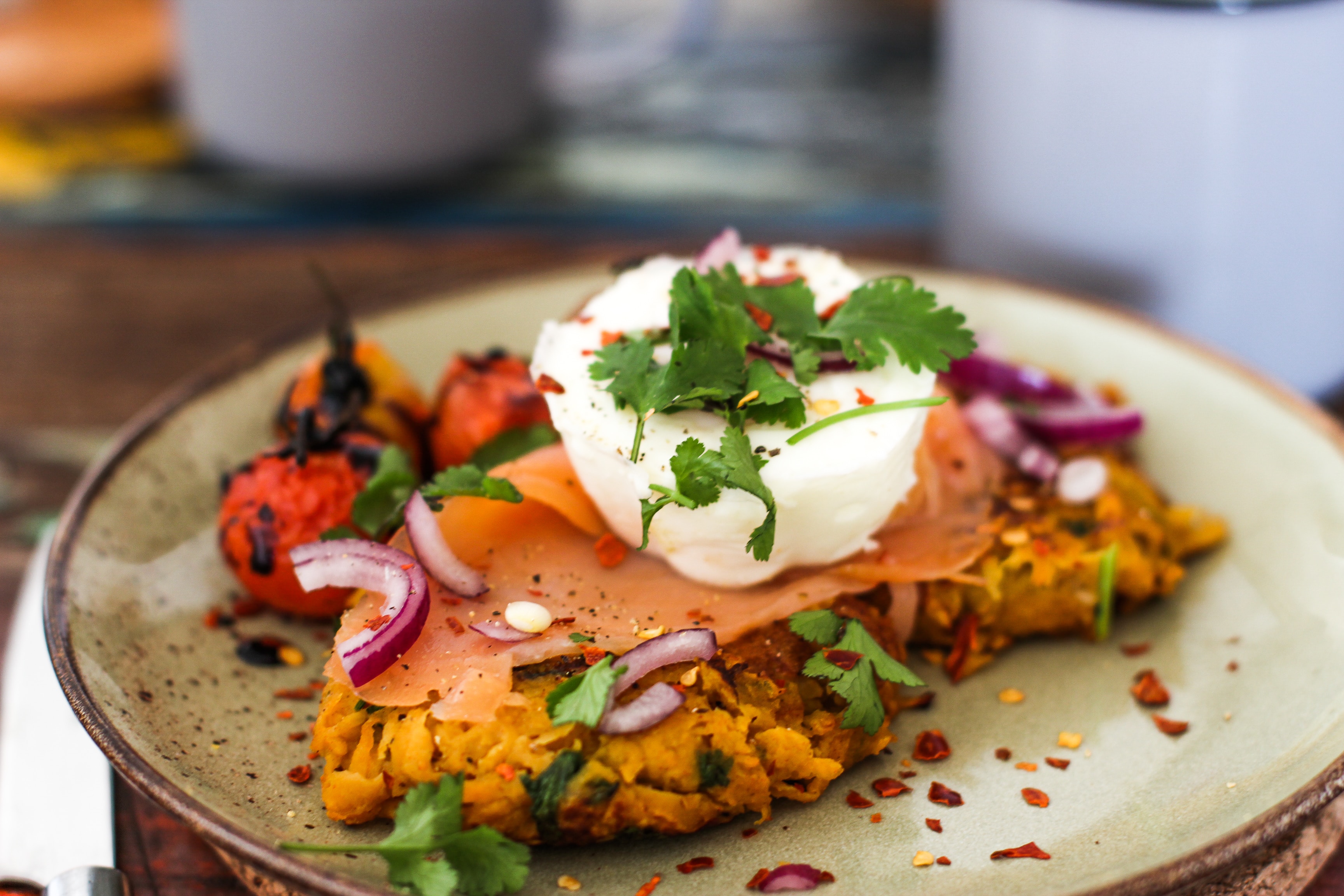 Quinoa and Black Bean Stuffed Sweet Potatoes