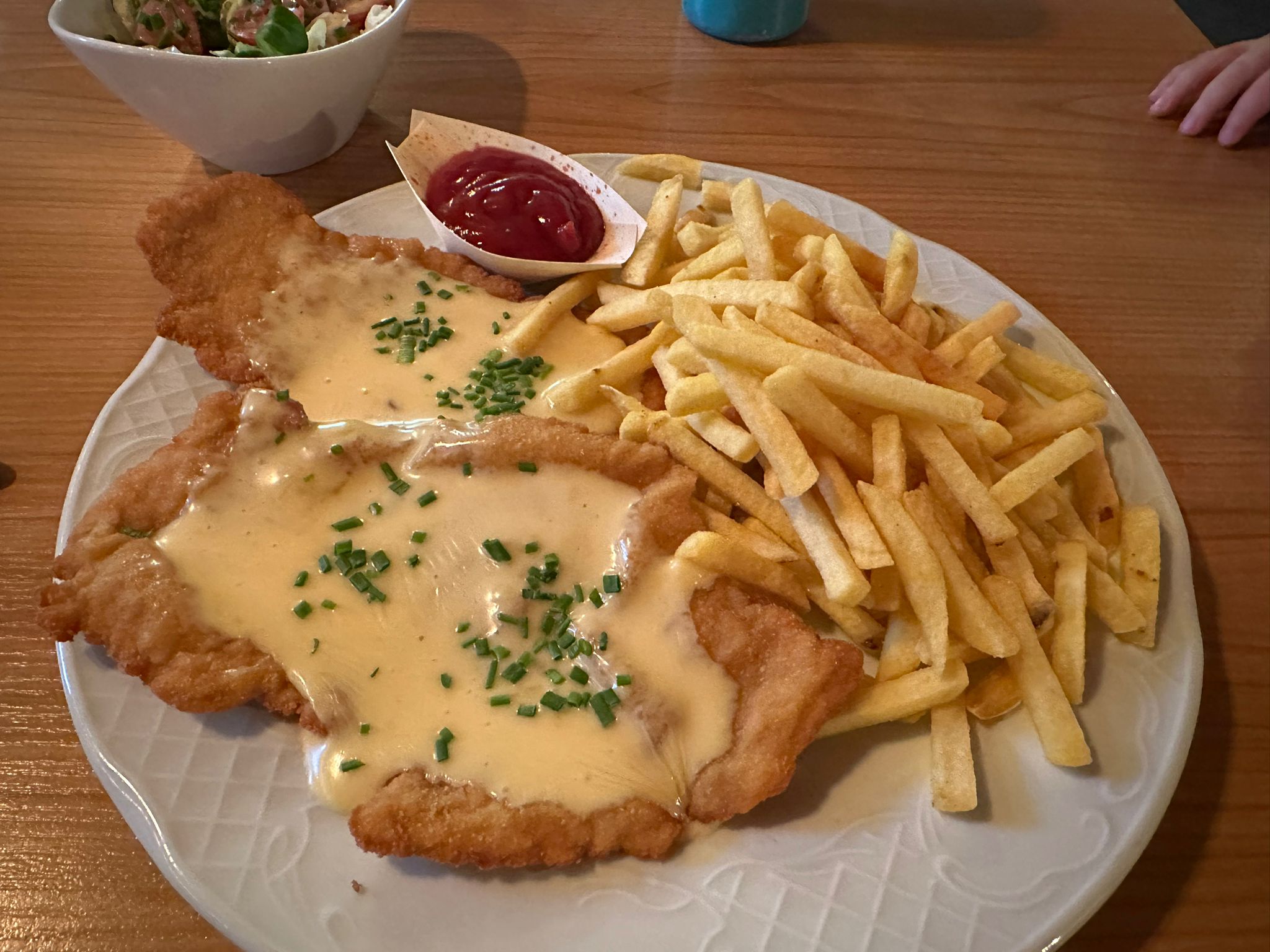 Close-up of a dark green leaf showing its textured surface and central vein against a muted background.