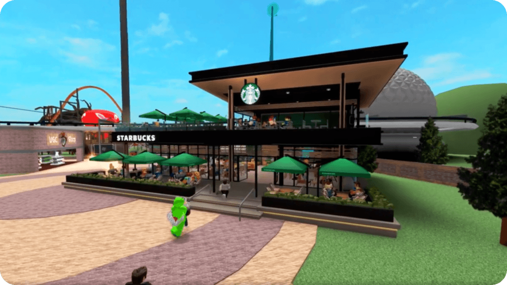 starbucks integration on roblox engaging gen z with gaming integrations