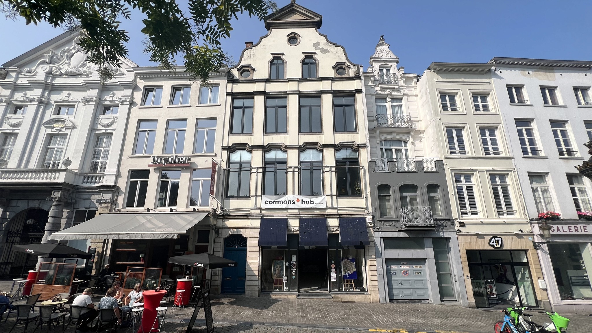 Building of the Commons Hub Brussels (in front of Central Station)