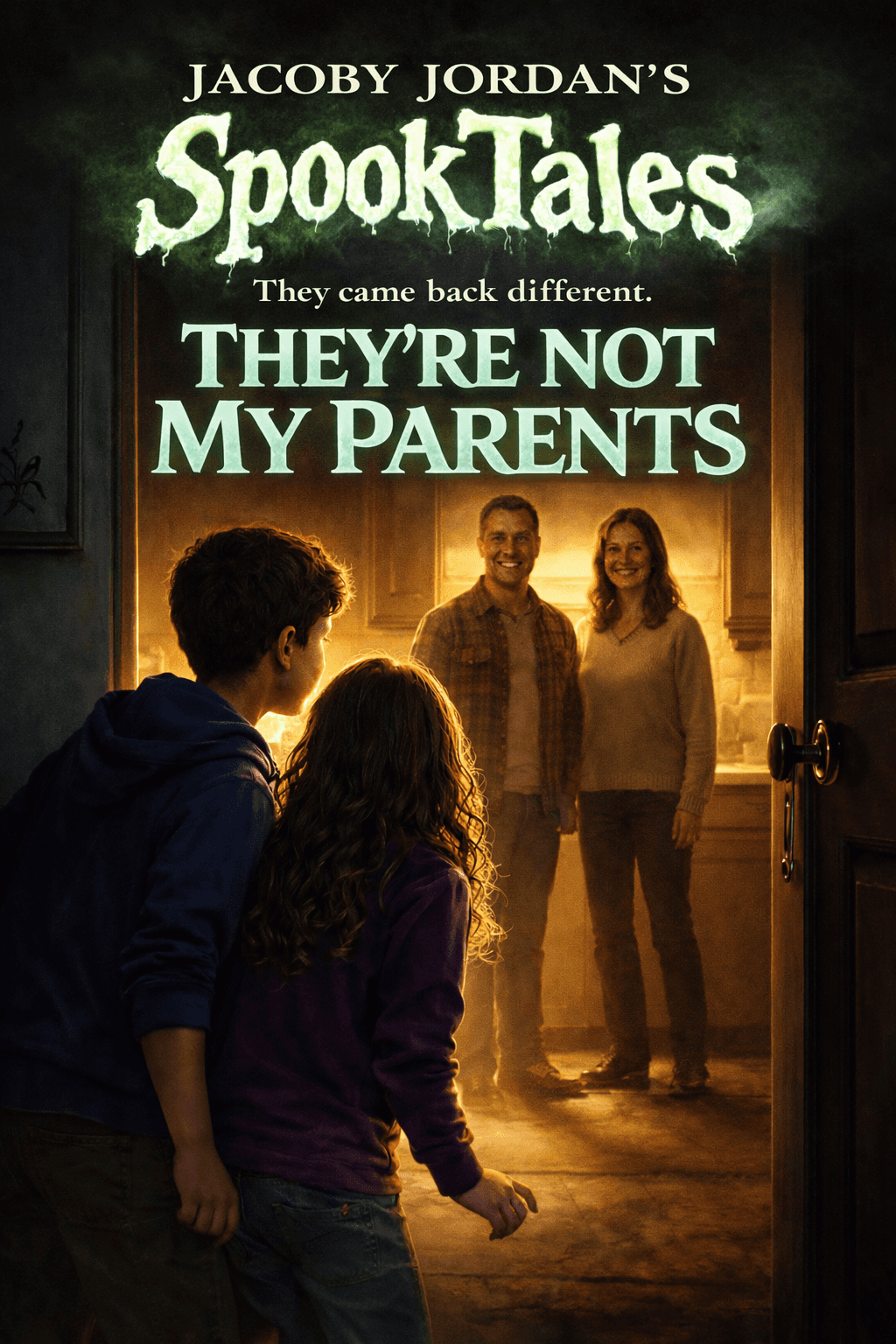 Silhouetted agapanthus flowers against a gradient sky.