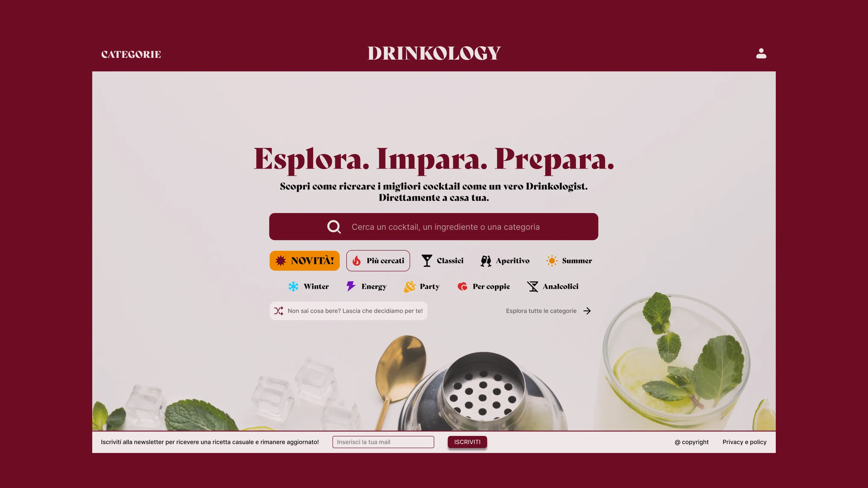 homepage desktop