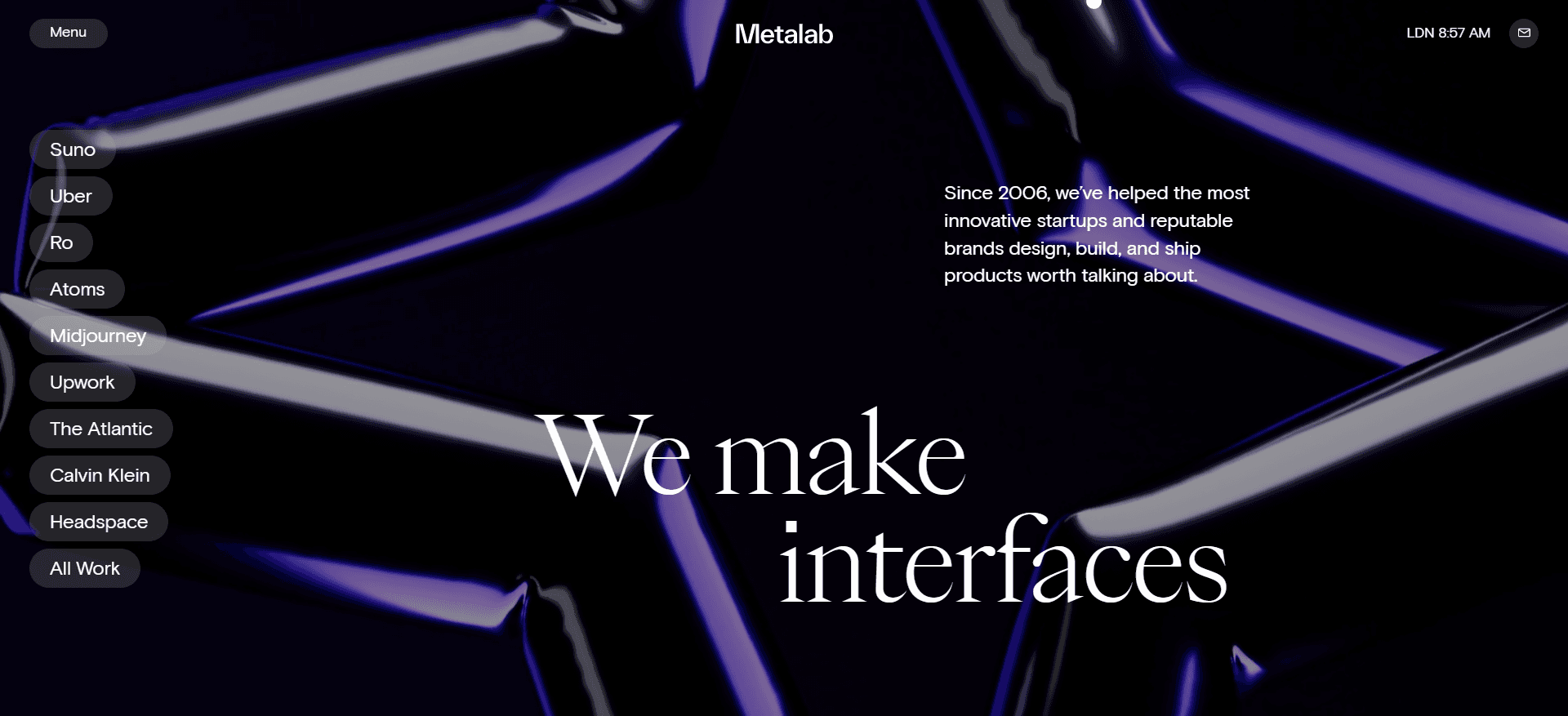 Metalab is a globally recognized product design agency headquartered in Canada, best known for helping shape some of the most influential digital products over the past decade.