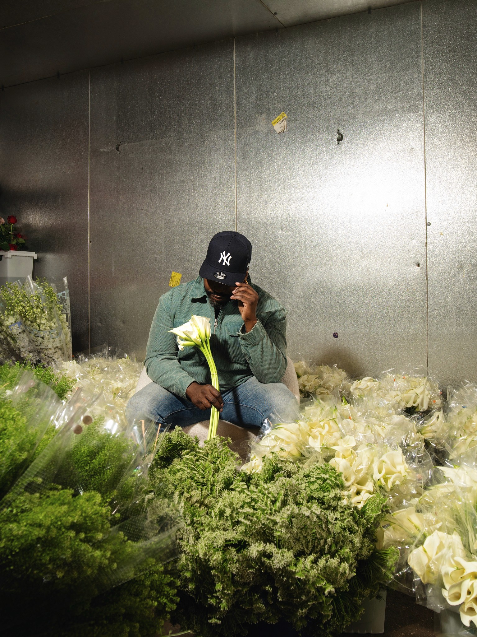 Video of John Goodman in his workspace