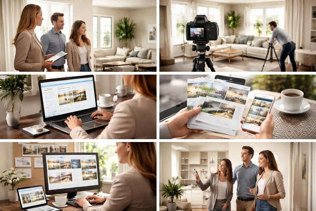 Realtors listing preparation workflow