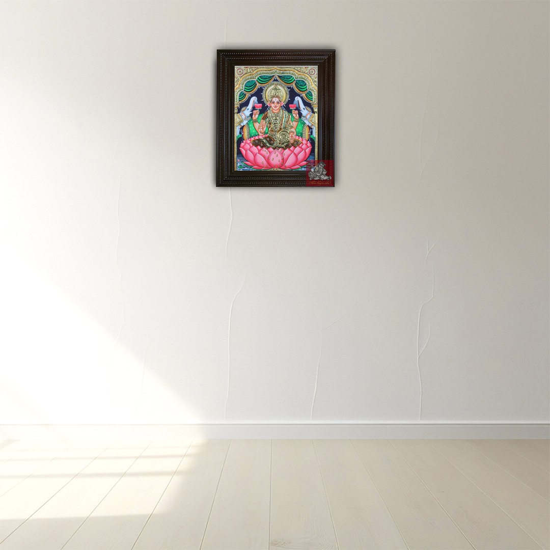 Goddess Lakshmi Tanjore Painting