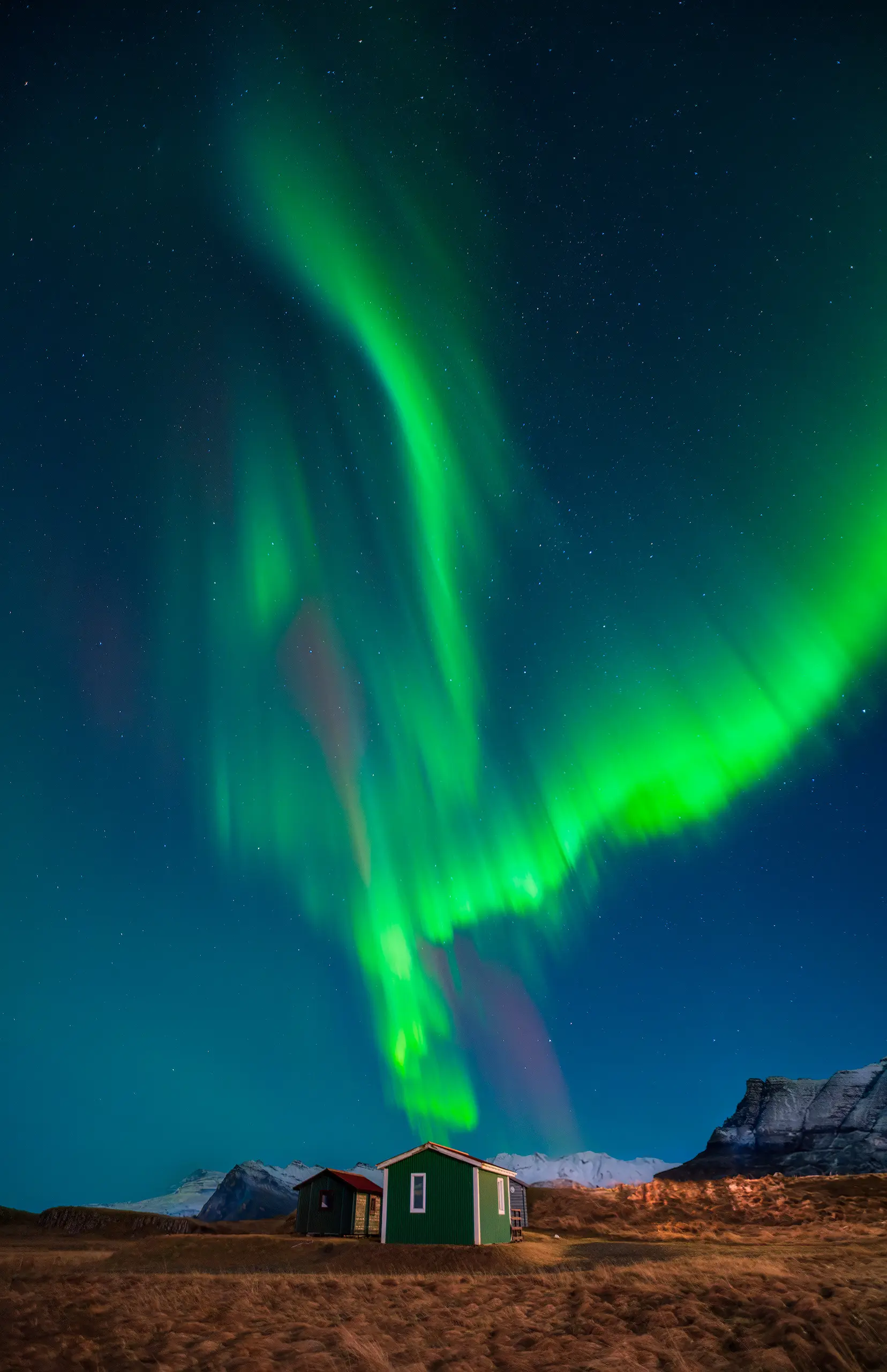 Aurora boreal en Islandia