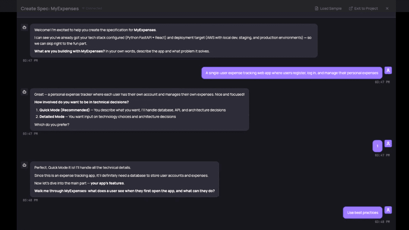 Forge Initialization agent