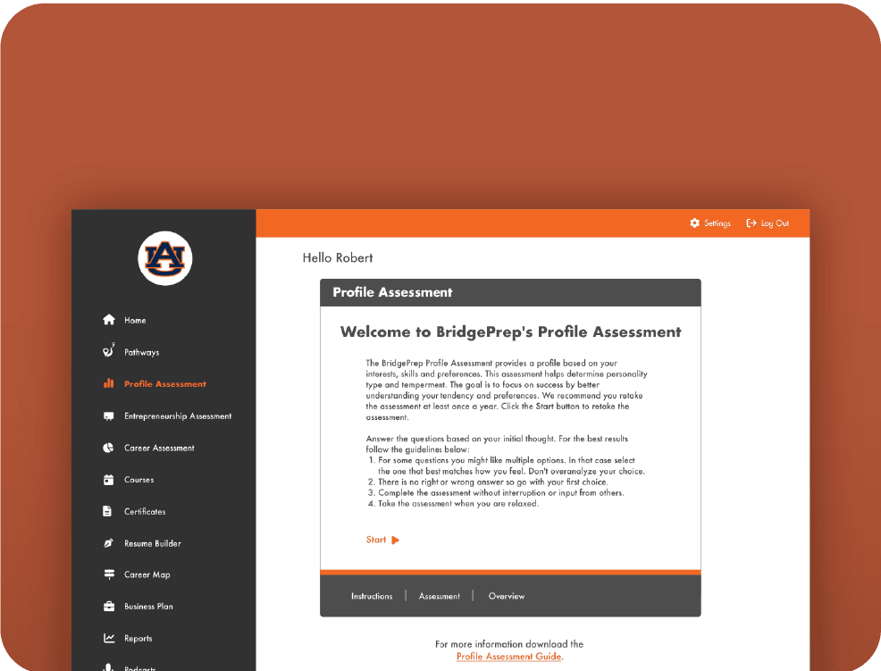 BridgePrep Dashboard thumbnail