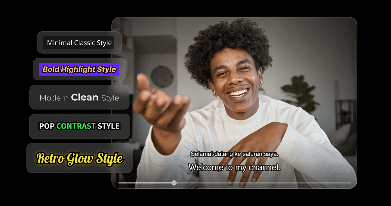AI video dubbing by Vozo with voice cloning and lip sync technology