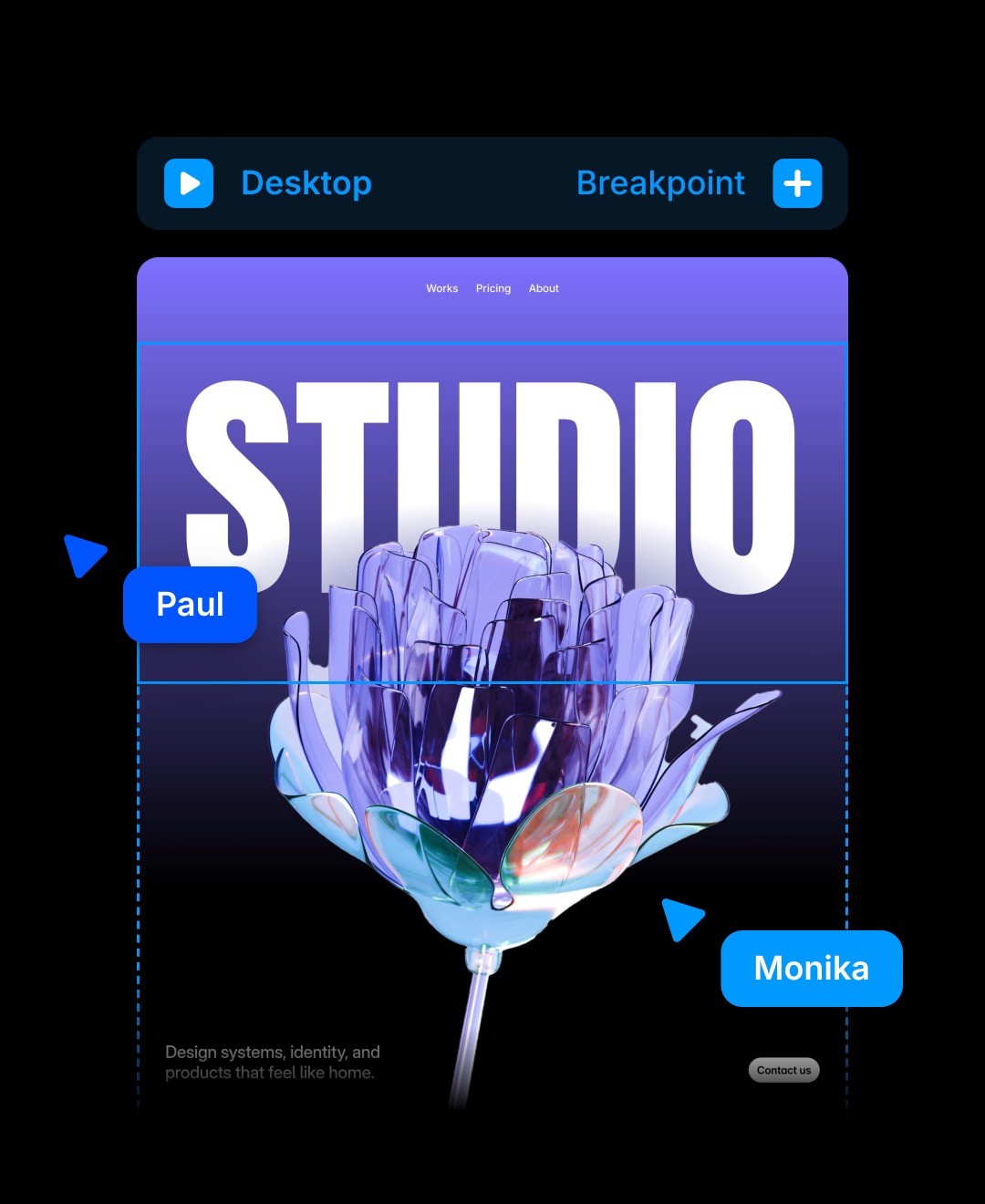 Design together in Framer with seamless collaboration