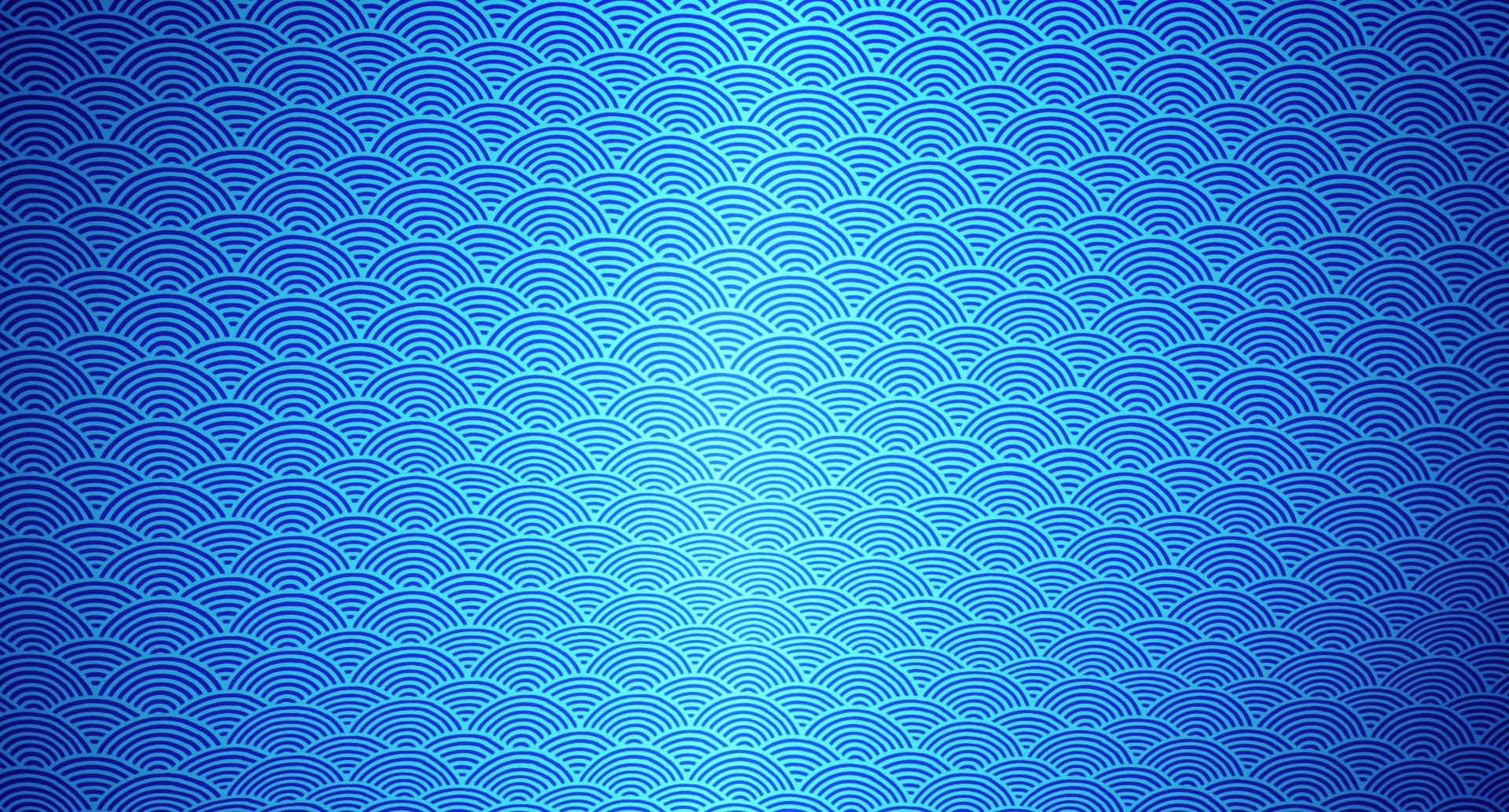 A waving cloth with a blue wave pattern tiled across