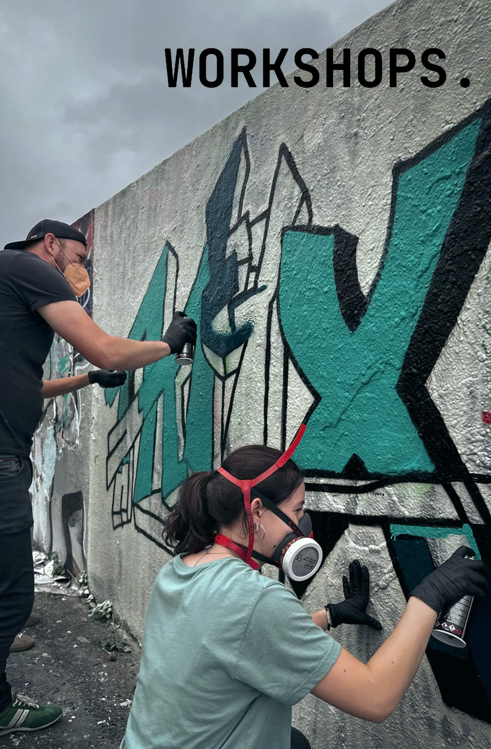 Graffiti-Workshops - WIDA/VISUALS