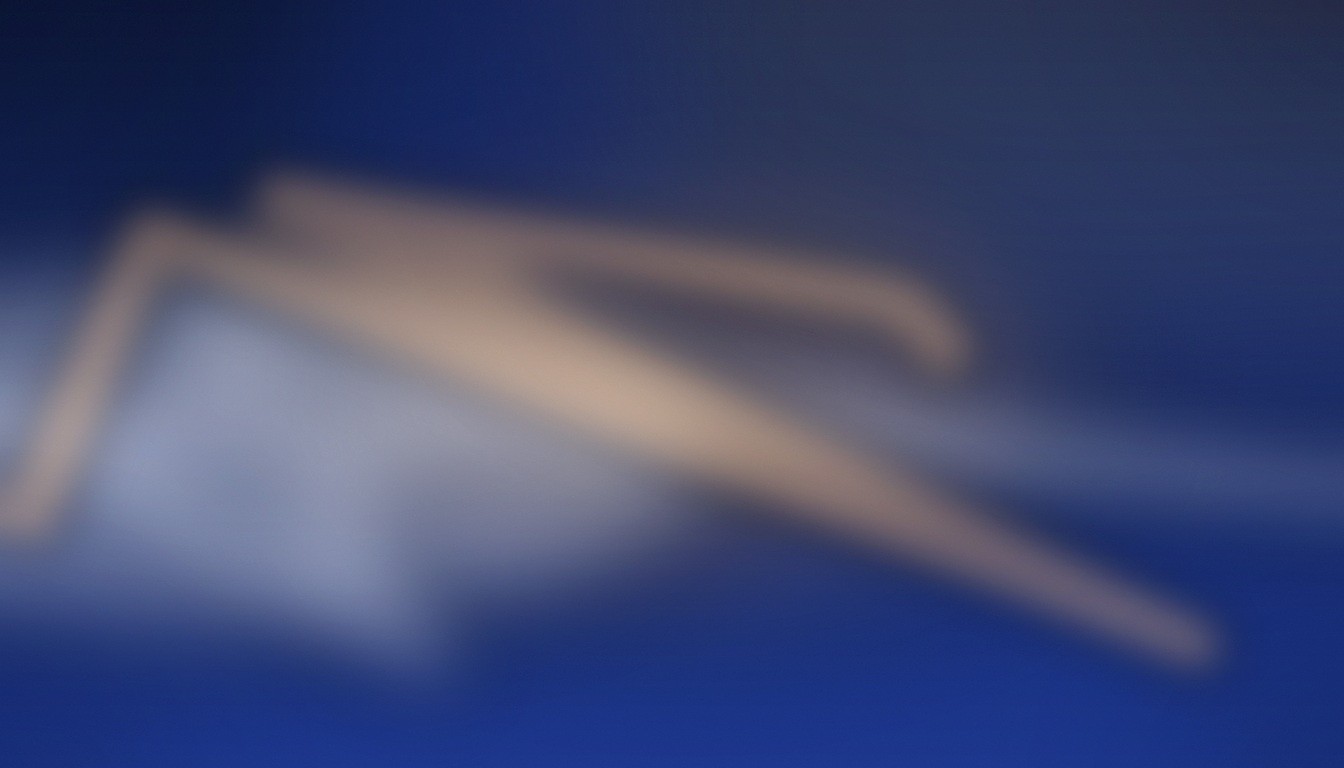 Cobalt-blue and rose-gold abstract editorial illustration for the brand audit article.
