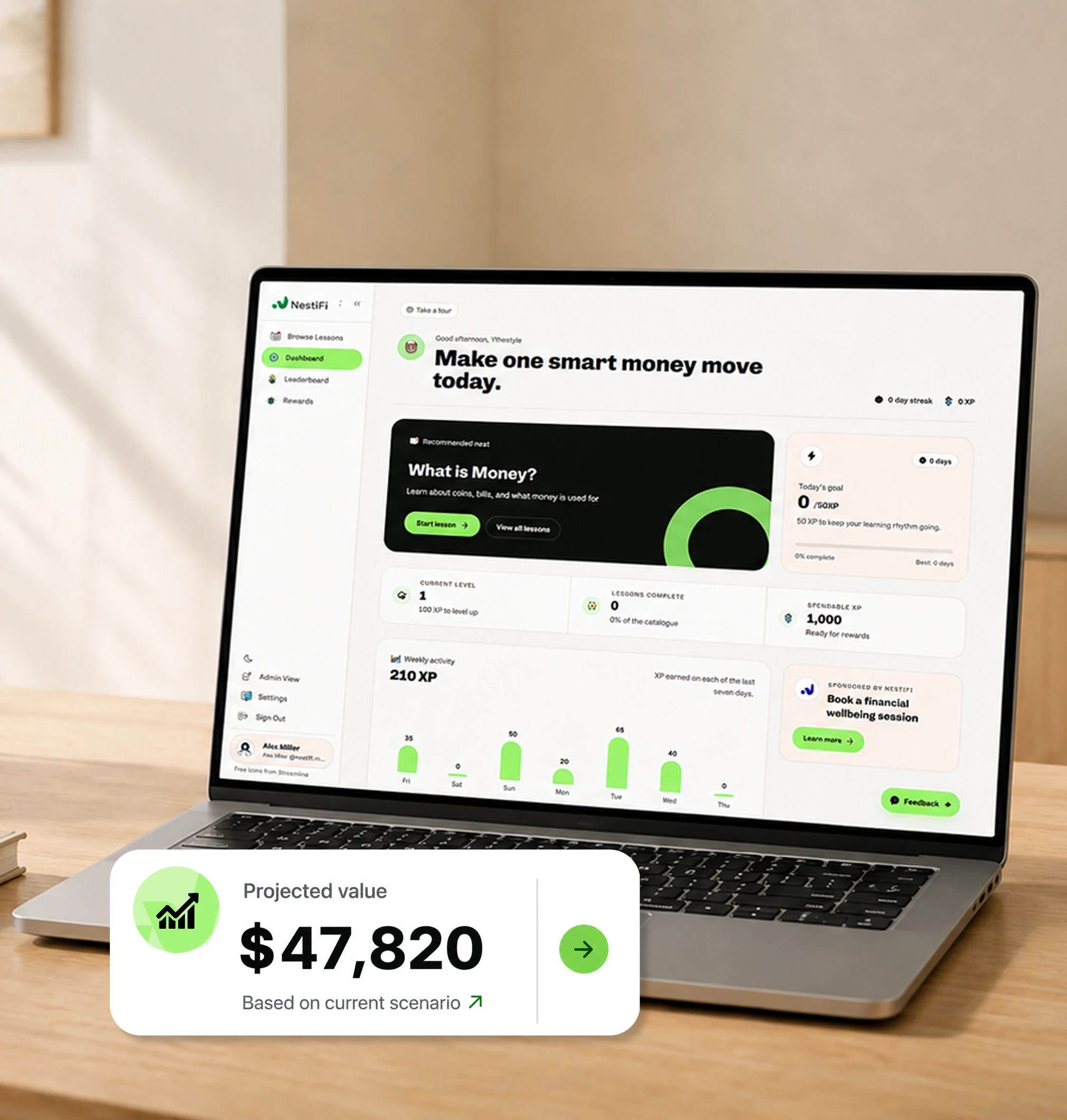 NestiFi platform interface
