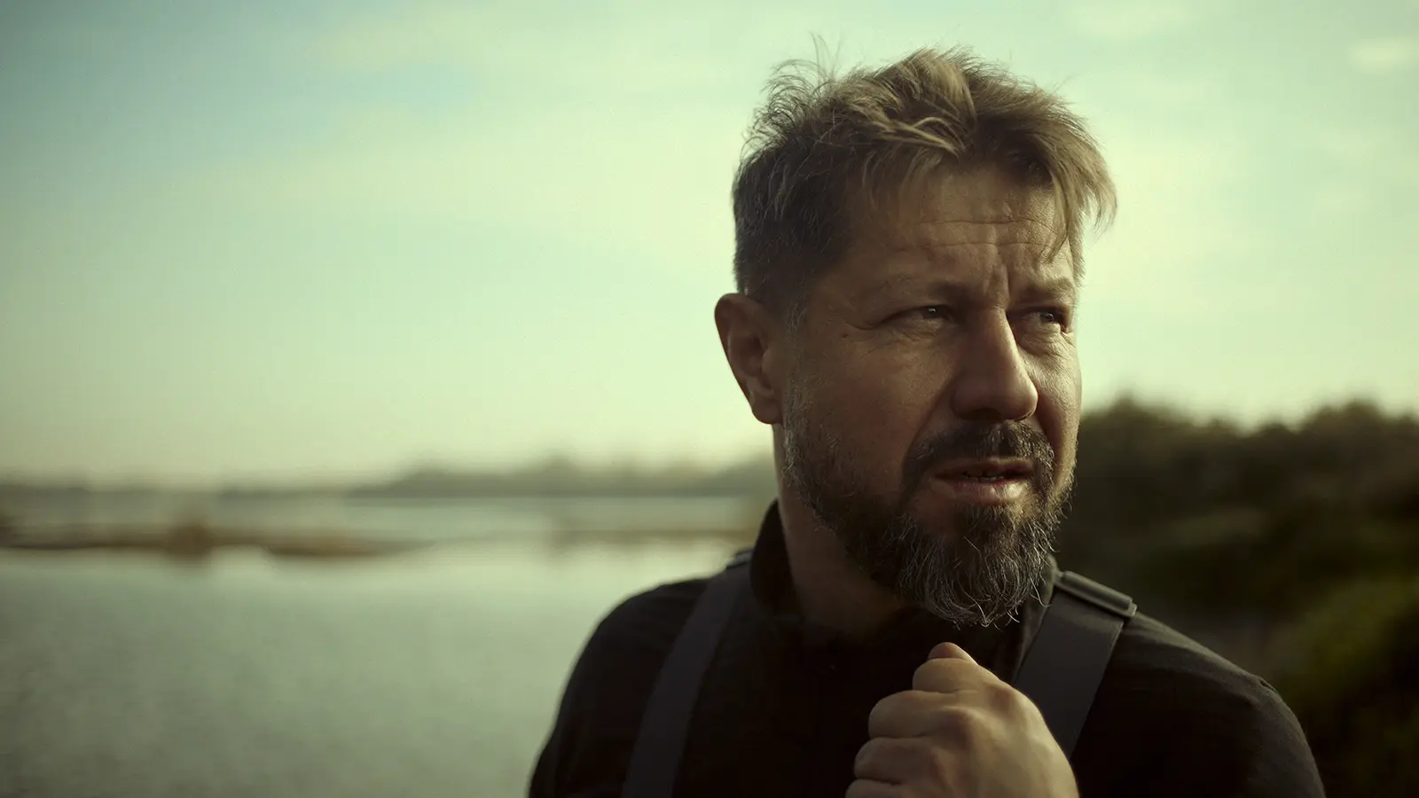 Still imasge of the film showing a close up of Daniel 