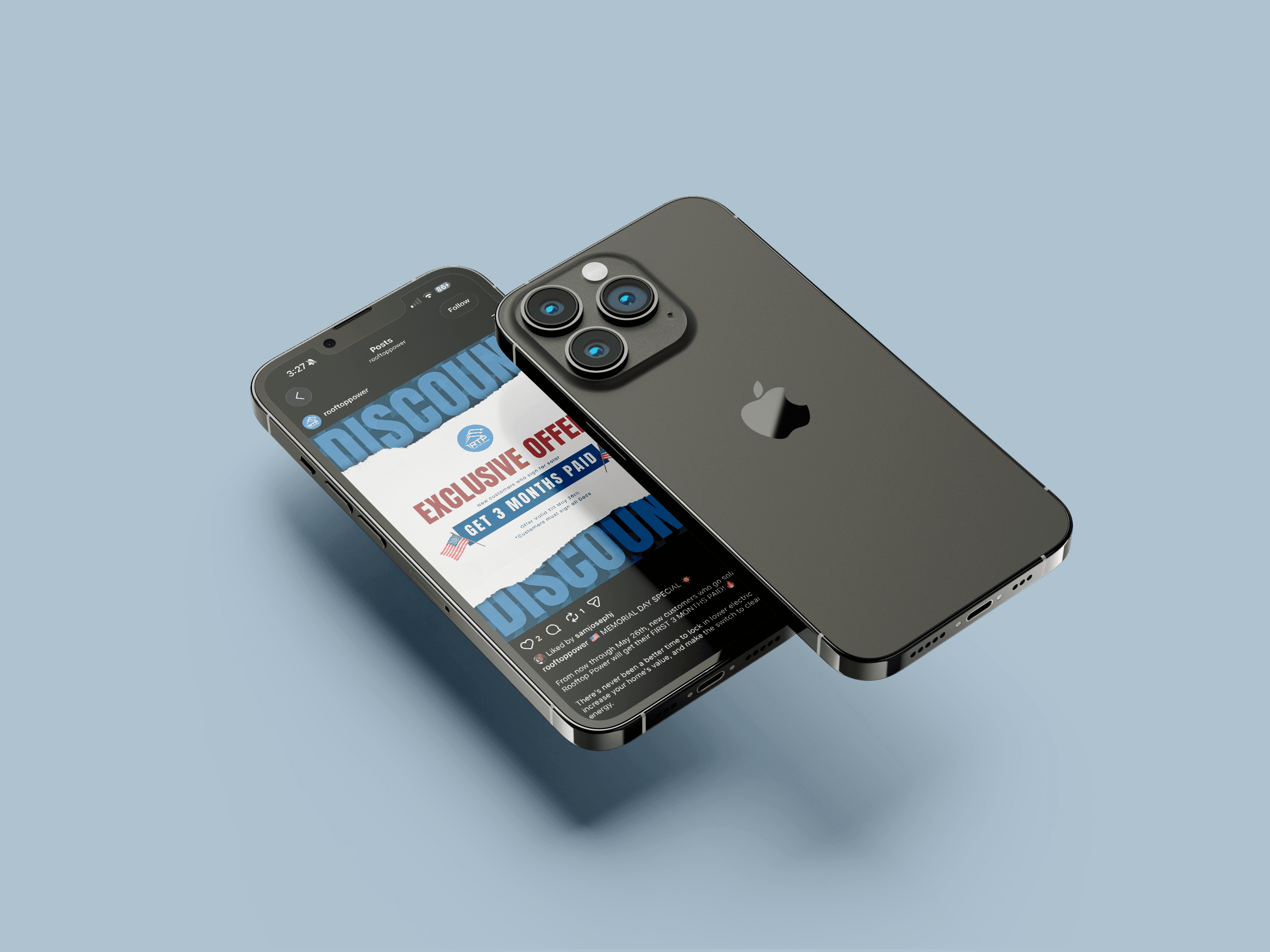 Rooftop Power Exclusive Sale Social Media Post