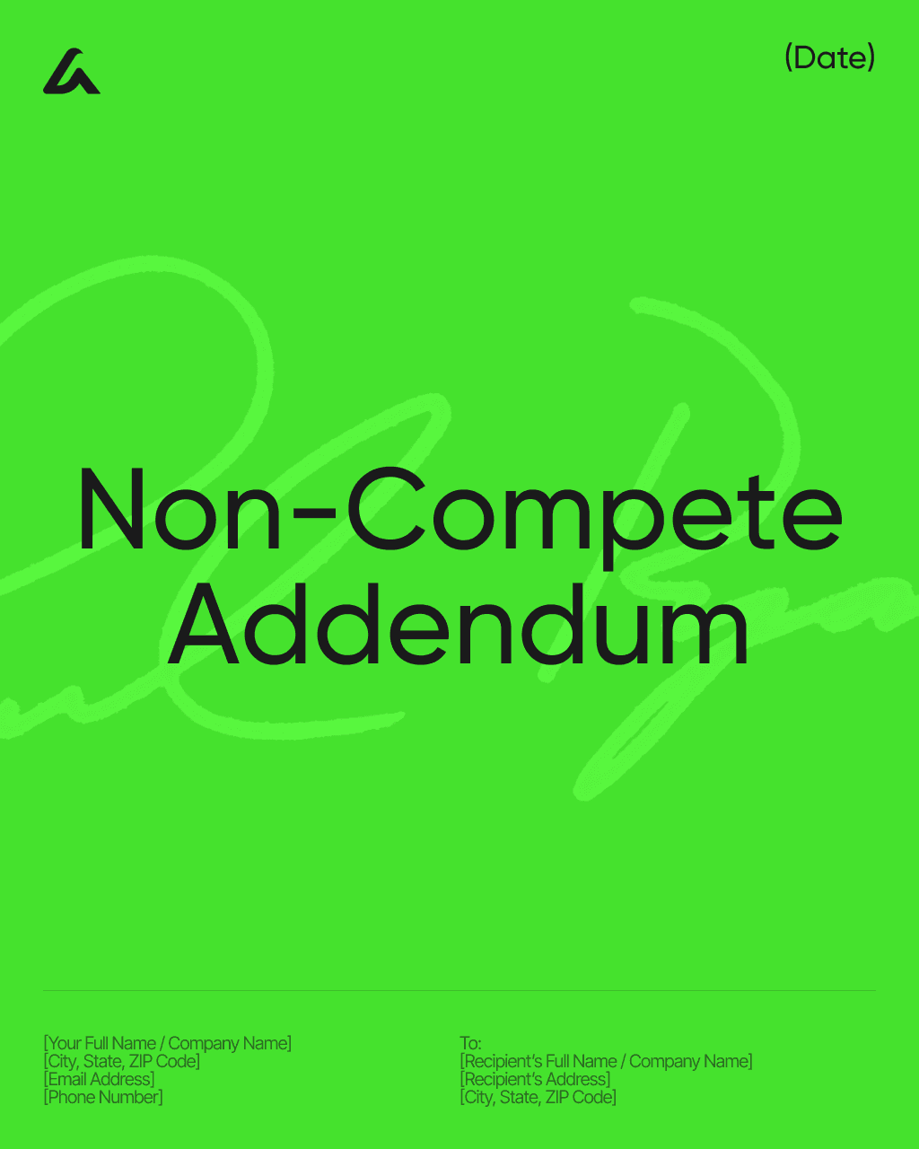 Non-Compete Addendum