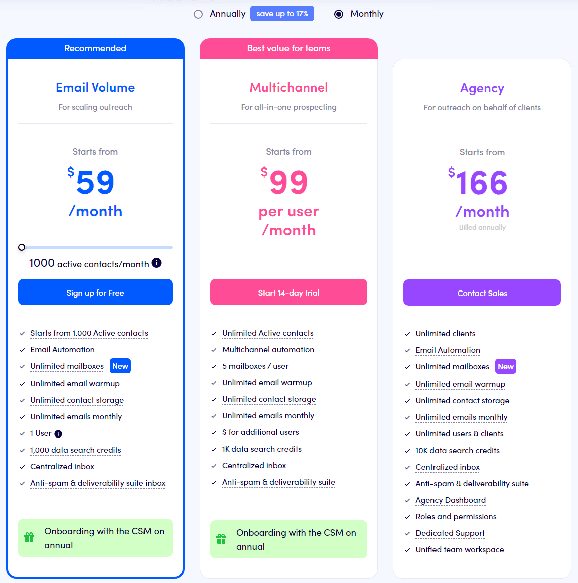 Reply.io Pricing and Plans