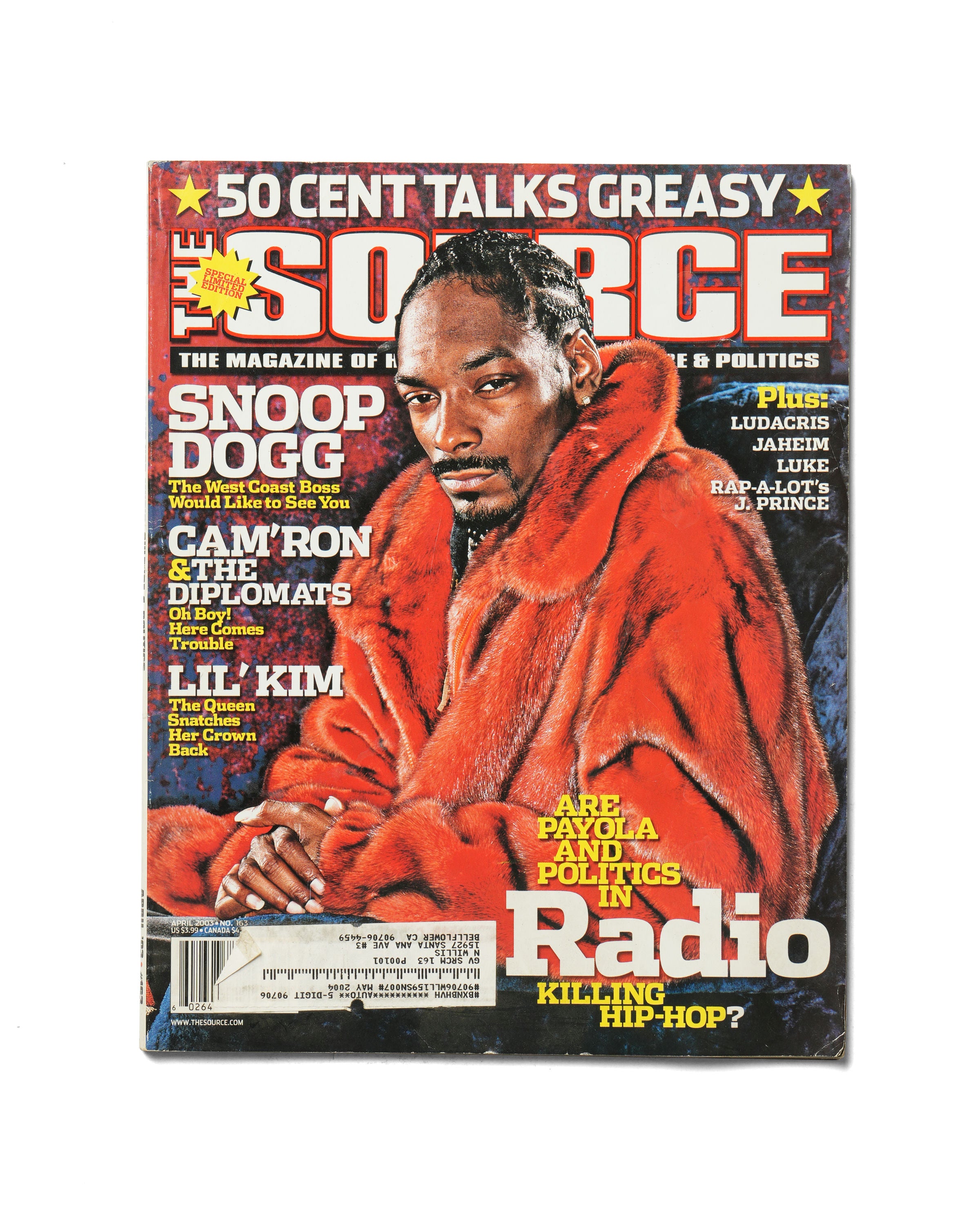 The Source - April 2003 - Front Cover