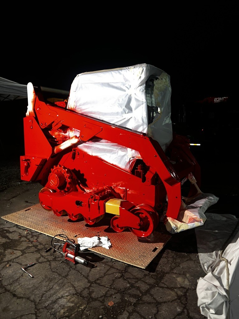 Truck & equipment sandblasting by Rochester Sandblasting