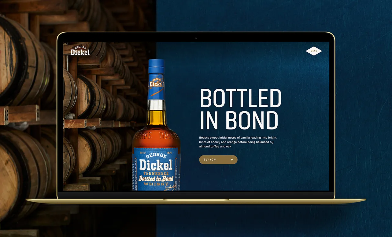 Product detail page header