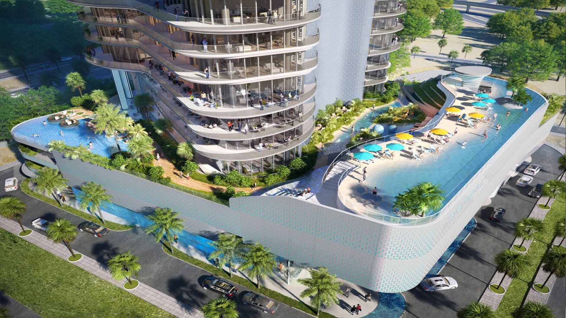 Damac Casa Tower: Stunning Coastal Views