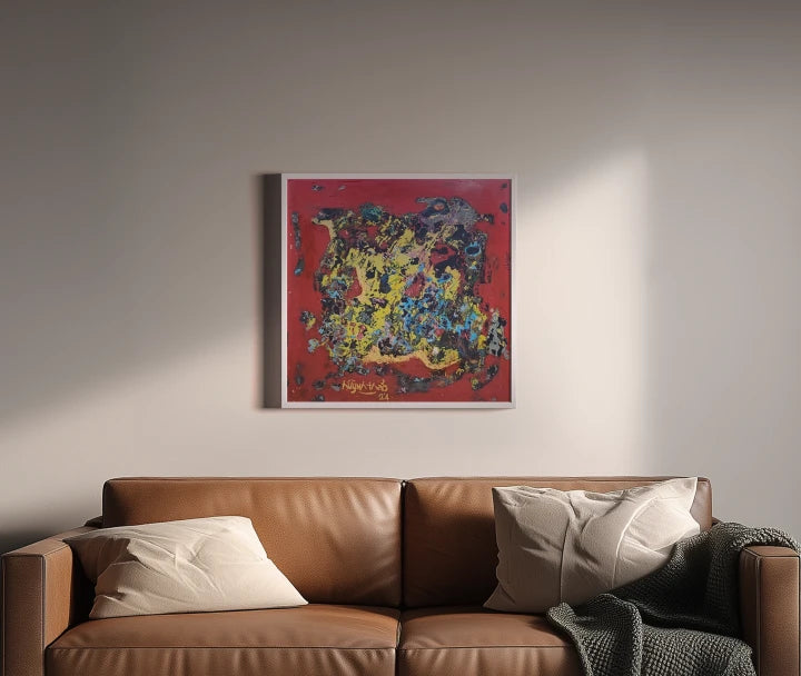 premium art poster and canvas prints, with originals available, from QART , of the artwork " Abstract "