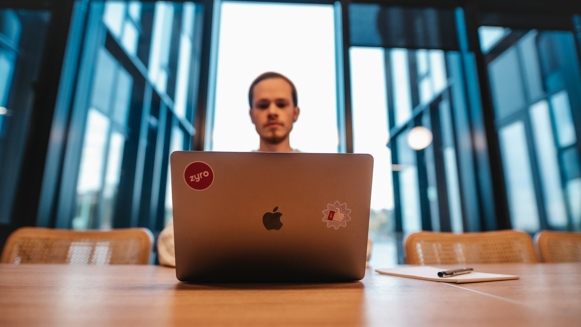 Man Working on Laptop - PageFly