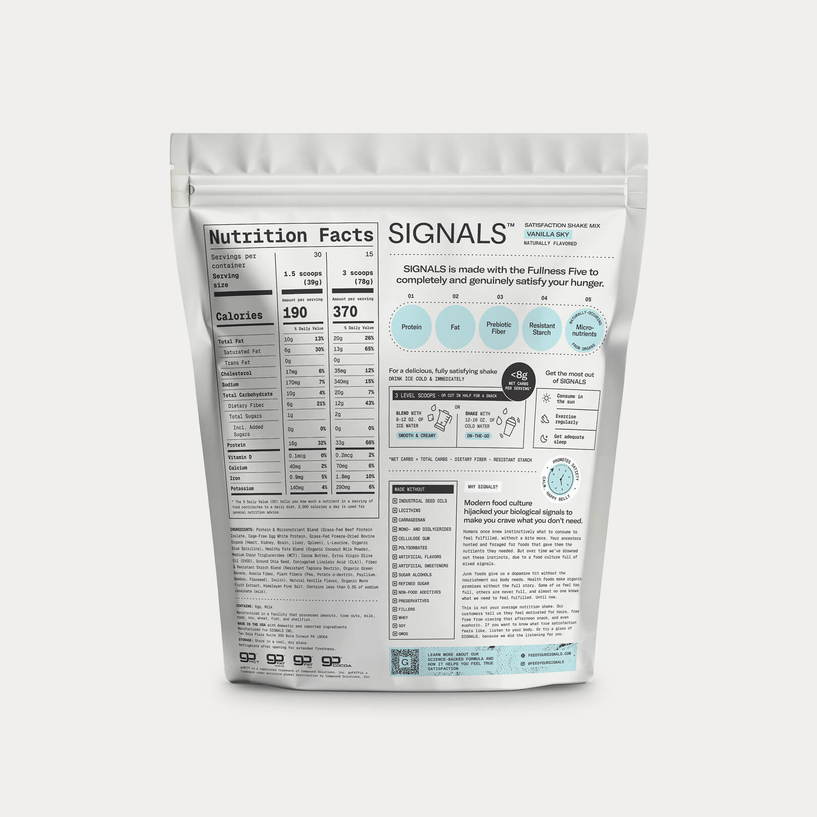 SIGNALS Vanilla Sky (Back)