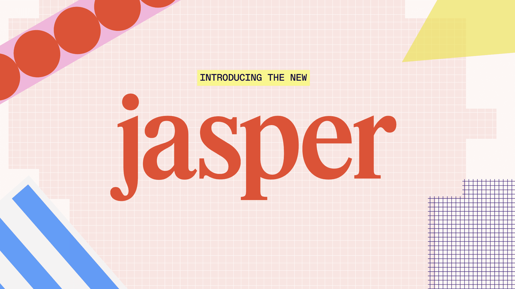 Jasper homepage, an AI content platform for marketing teams with configurable brand voice