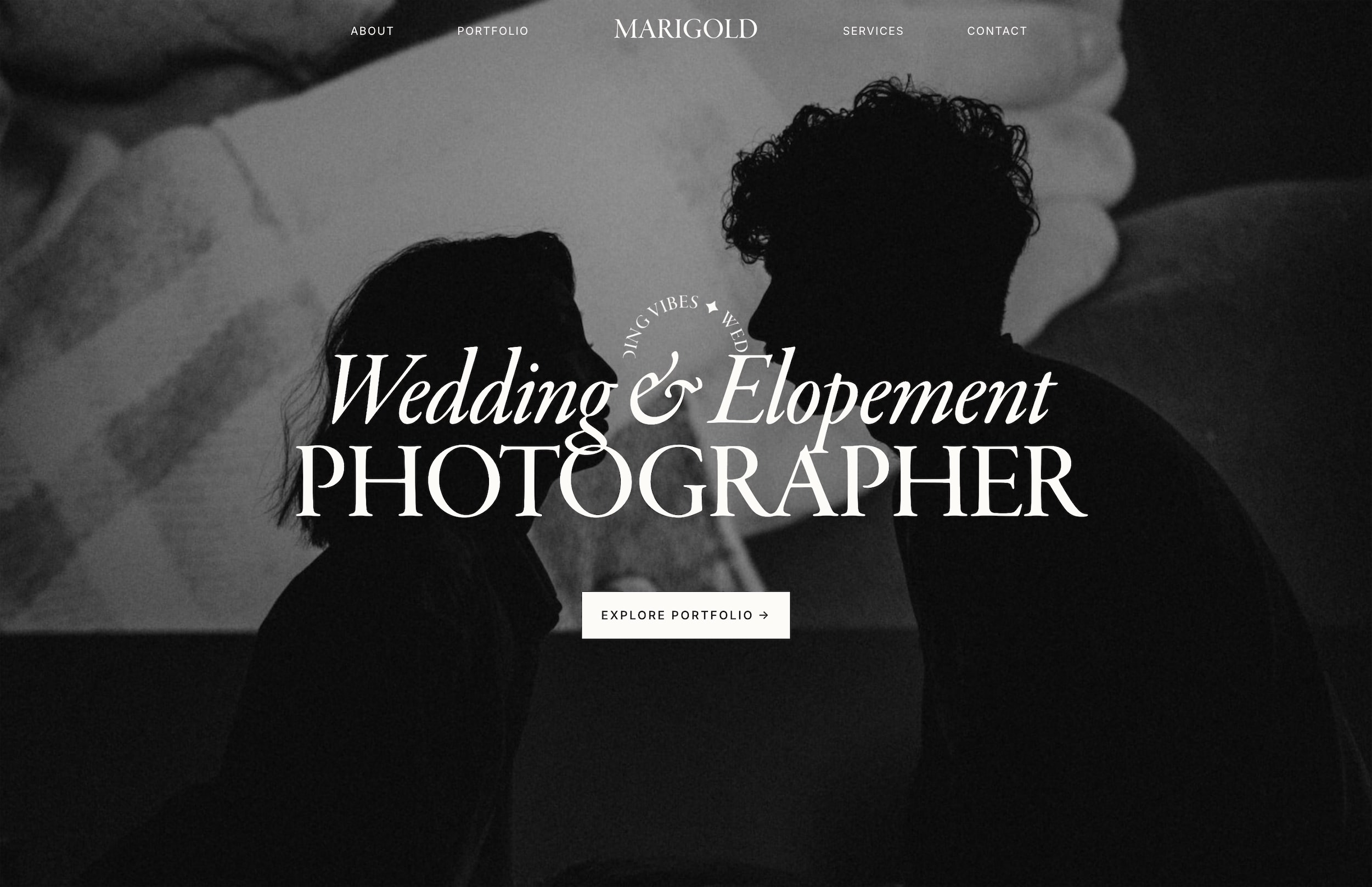 Marigold | A Premium Squarespace 7.1 Website Template for Wedding Photographers by Studio Mesa