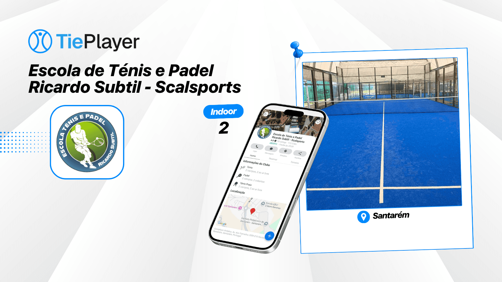 Book a padel court at Escola de Ténis e Padel Ricardo Subtil - Salsports