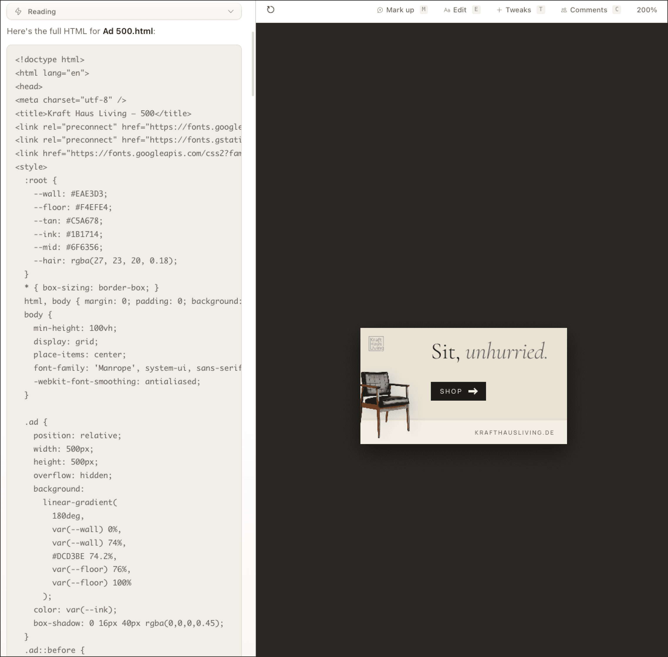 HTML by Claude Design