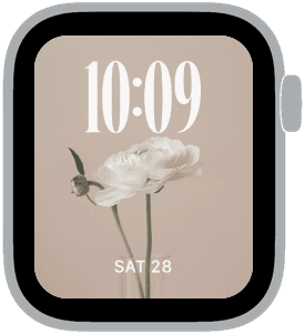 bloom still life Apple Watch face preview 4 featuring floral, modern, easter, and spring.