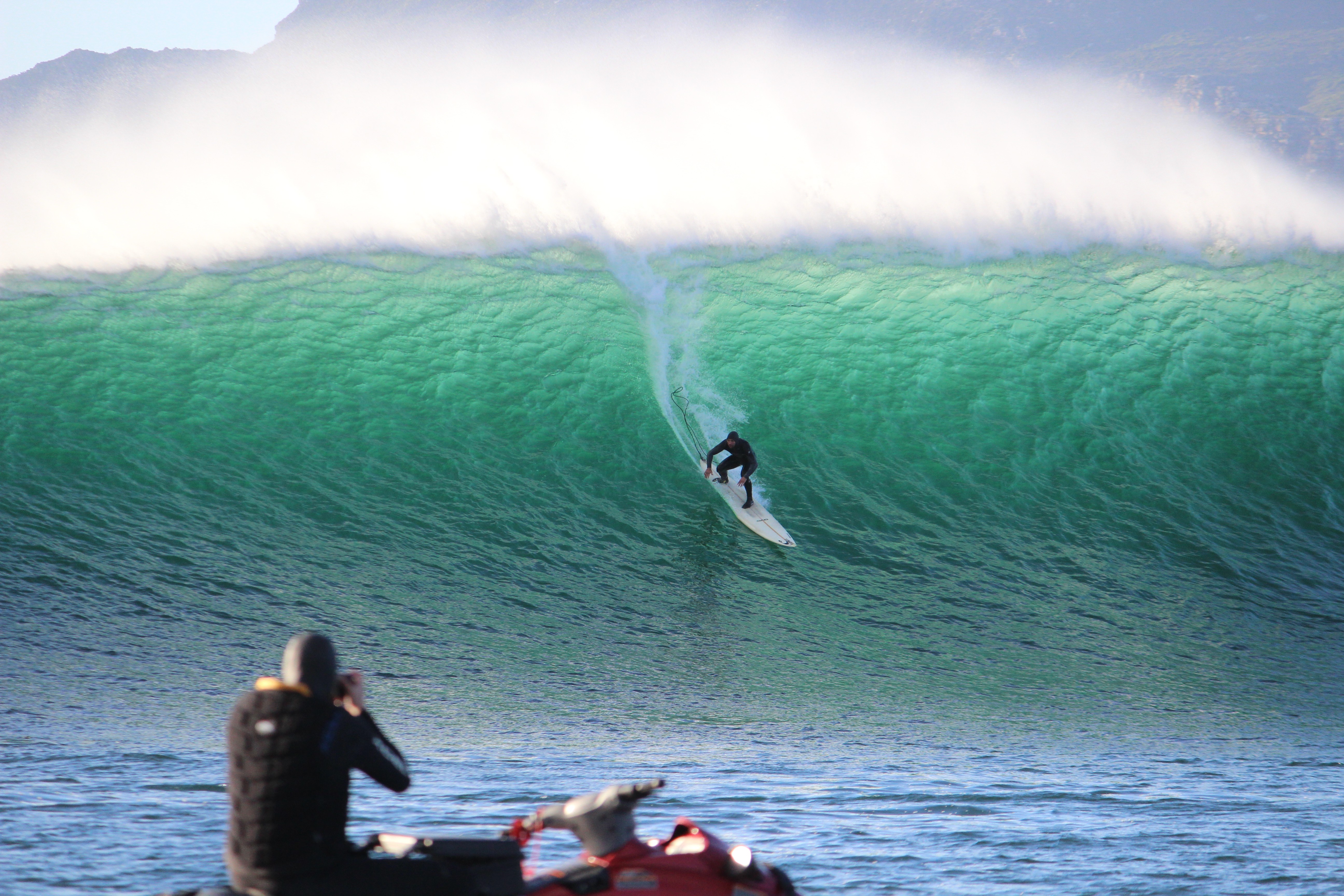 South African big wave surfing