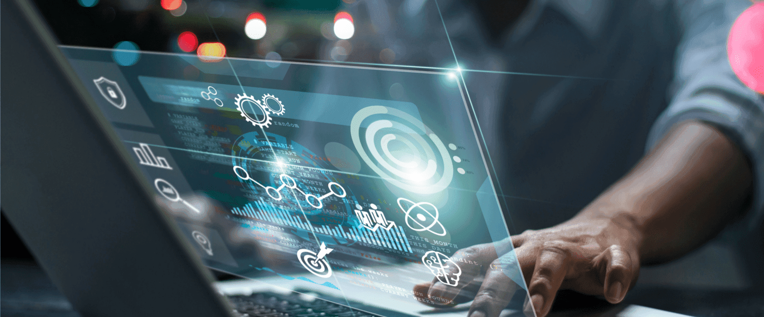 magnifying glass on documents