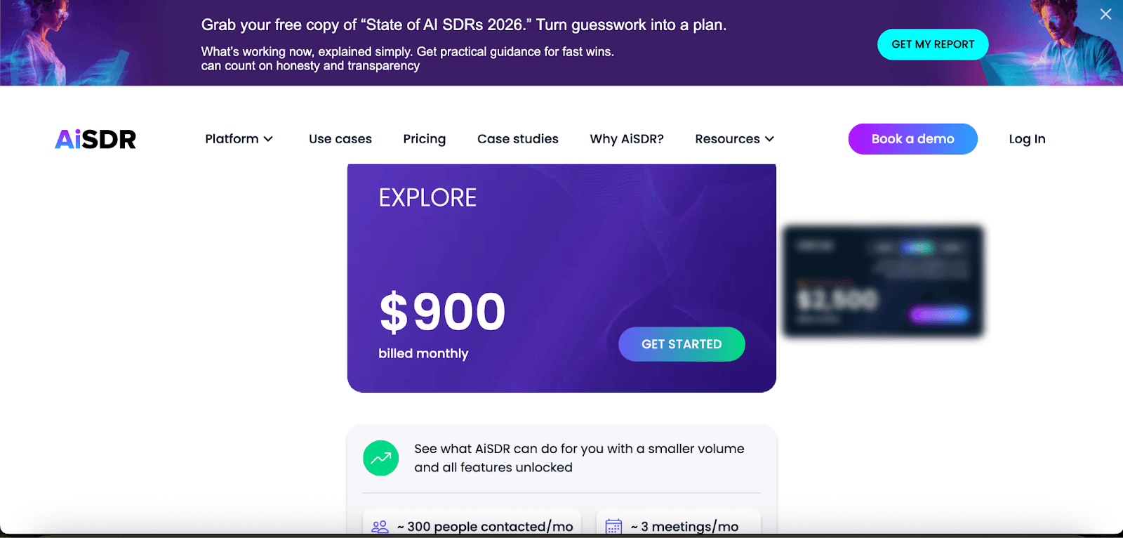 AiDSR pricing 