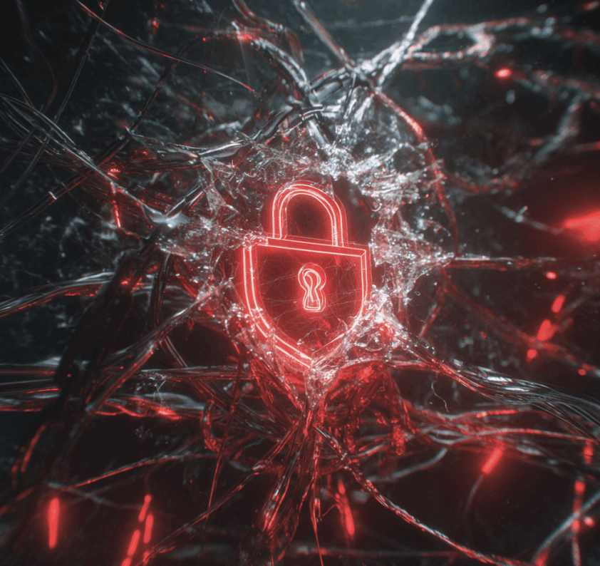 shied merged with a lock representing security