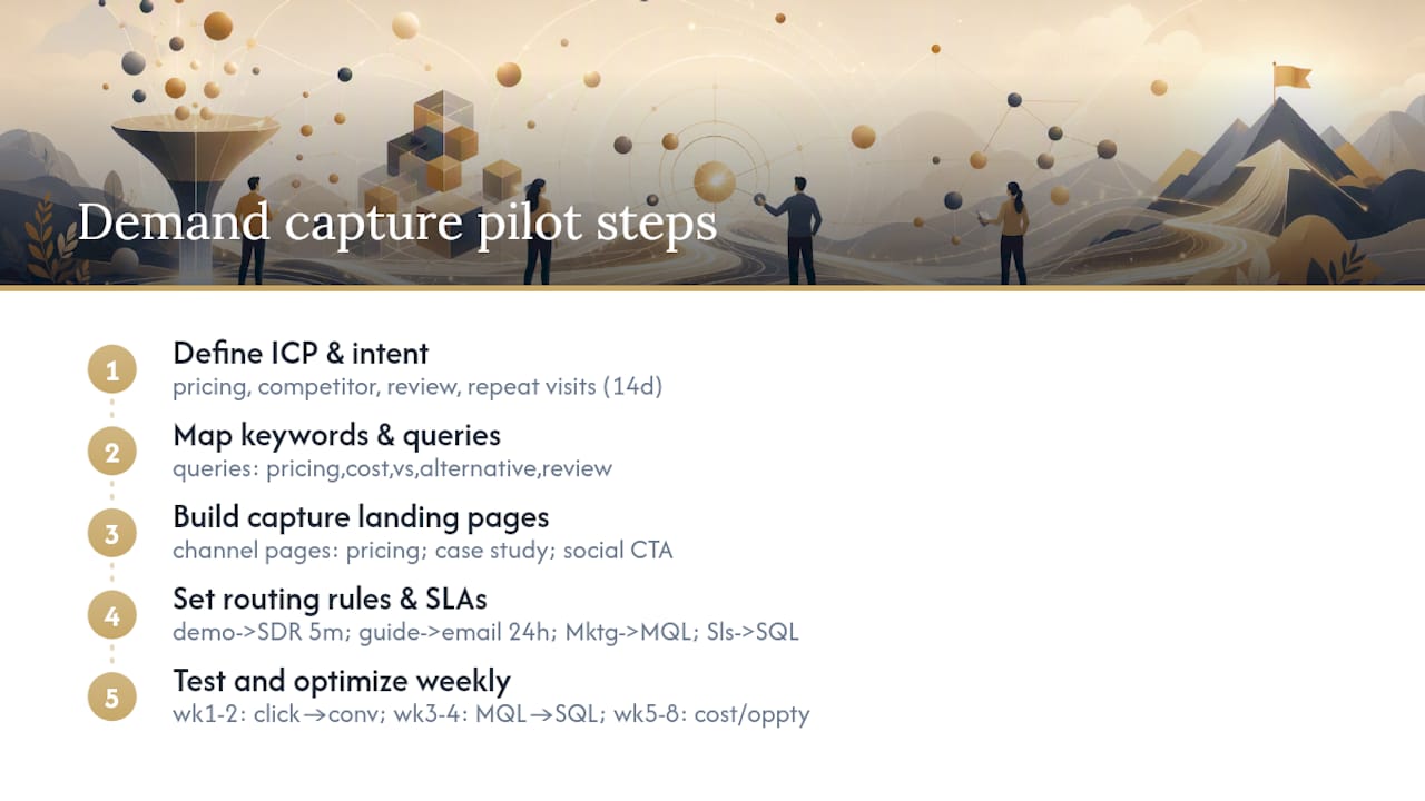 Step-by-step demand capture program process