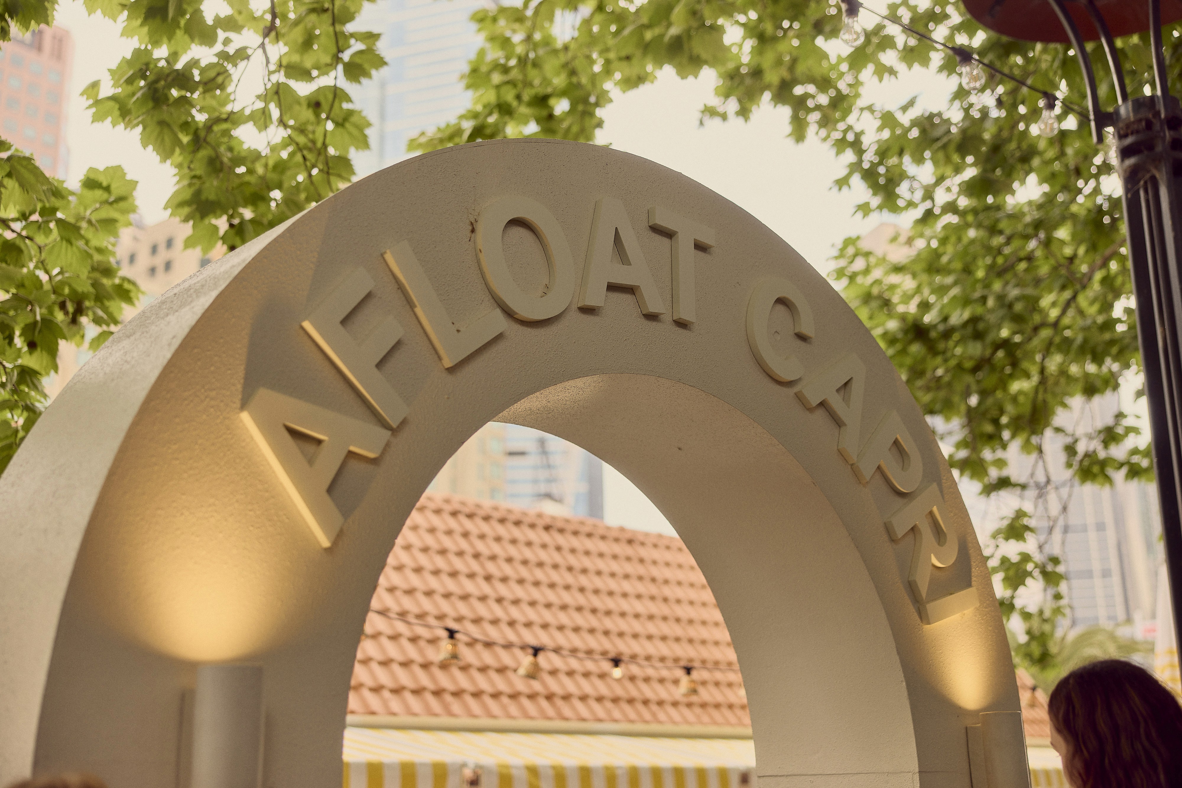 Afloat Capri Welcome Arch