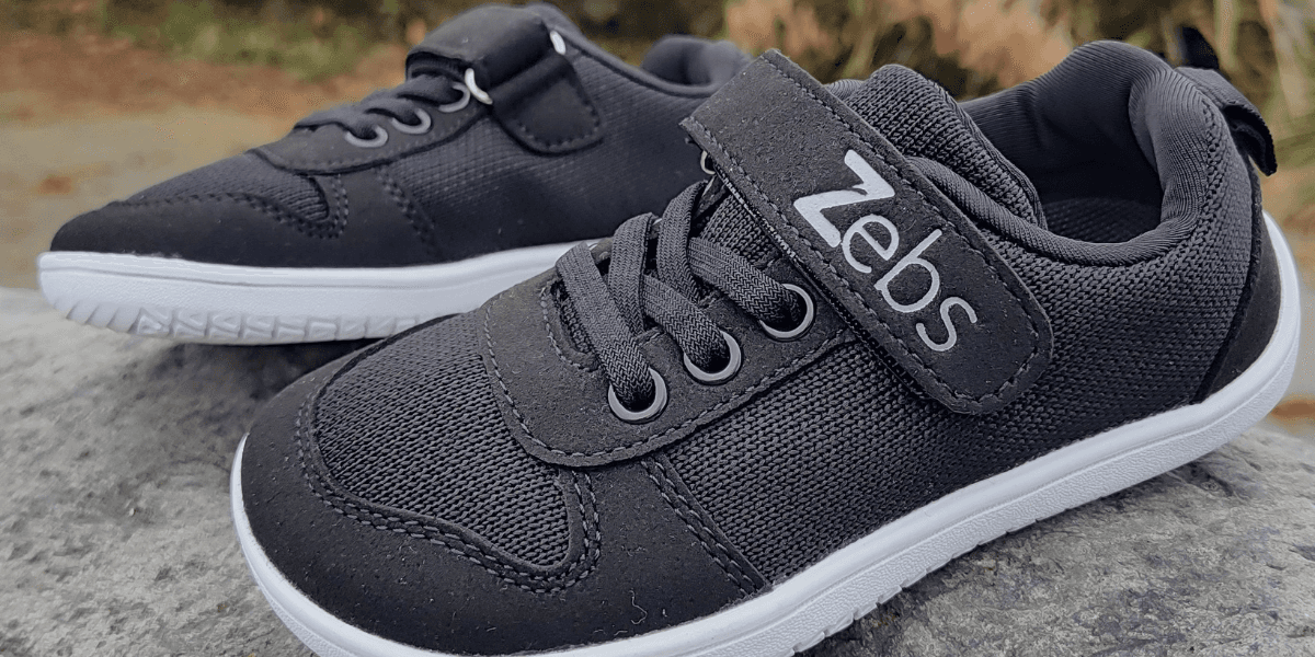 "Zebs Shoes: Designed for natural foot movement and comfort, promoting healthy foot development for kids."