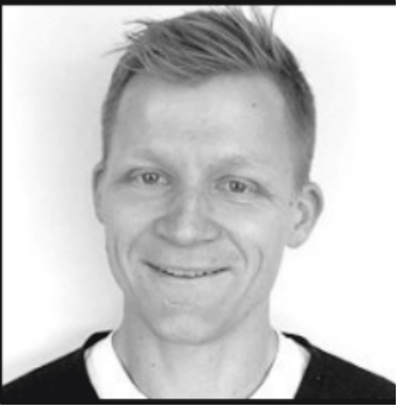 man wearing Henley top portrait