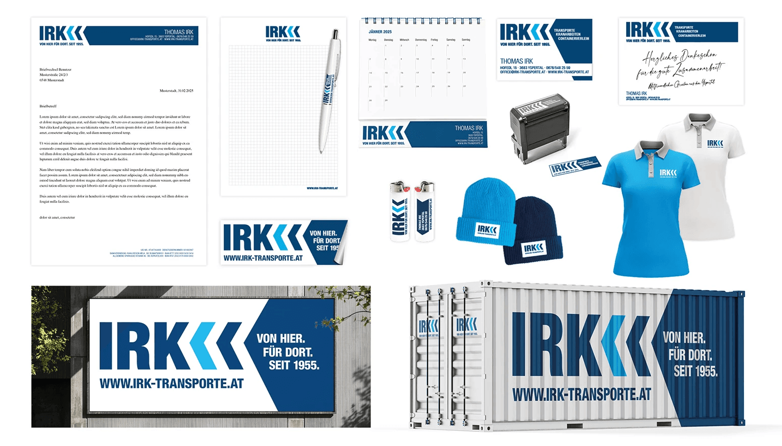 Irk Transporte Drucksorten und Werbemittel, Merchandise
