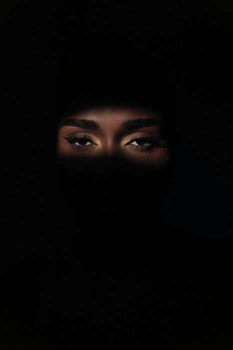 eye shadow full glam makeup focused portrait photoshoot