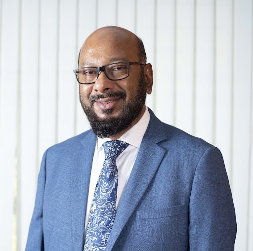 A man with surfboard