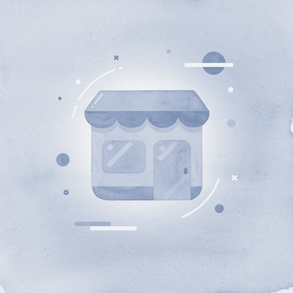 Storefront icon representing Bonfire as a print-on-demand platform
